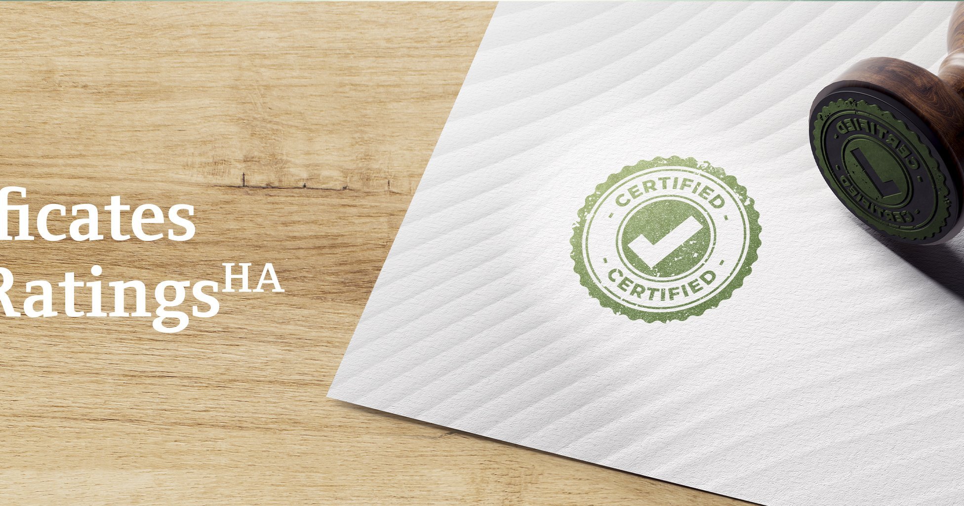 Certificates and ratings